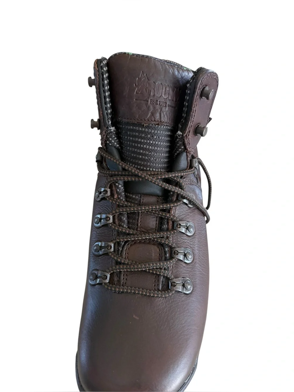 Rocky Mobilite Steel Toe Work Boots Mens 9.5 W Brown Waterproof Leather 6114 NIB